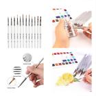 Hb12zgxbtz Artist Miniature Pointedround Paintbrushes Detail Brushes Set Of 742297888533