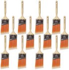 0250 Hd 3225 12pk Unbranded Paint Brush Painting Brushes Angled Applicator 0077089022858
