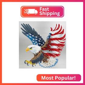 Y101 Heibago 5d Special Shape Diamond Art Kits For Beginners 4th Of July Independenc