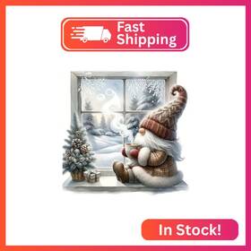 Hf-a061 Hill Froeistung Gnome Diamond Art Painting Kits For Adults Winter Painti