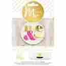 Hs370204 American Crafts Minc Polka Dot Alphabet 55 Pkg 718813702041