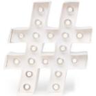 Hsmar-2000 Hashtag American Crafts Heidi Swapp Marquee Love Letters Numbers Shapes 8.5 718813120005