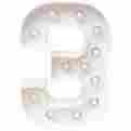 Hsmar-2023 American Crafts Heidi Swapp Marquee Love Letters Numbers Shapes 8.5 3 718813120234