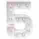 Hsmar-2025 American Crafts Heidi Swapp Marquee Love Letters Numbers Shapes 8.5 5 718813120258