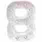 Hsmar-2028 American Crafts Heidi Swapp Marquee Love Letters Numbers Shapes 8.5 8 718813120289