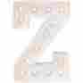 Hsmar-9105 American Crafts Z Heidi Swapp Marquee Love Letters Numbers Shapes 8.5 718813691055