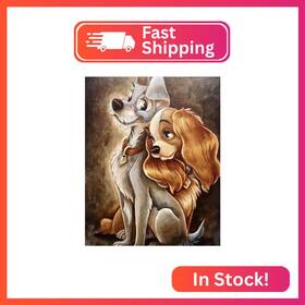A127-us Jaki Diamond Art Painting Kits For Adults-dog Square Full