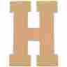Jbb-808 Mpi H Baltic Birch Collegiate Font Letters Numbers 13.5 400100646816