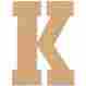 Jbb-811 Mpi K Baltic Birch Collegiate Font Letters Numbers 13.5 400100084236