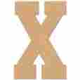 Jbb-824 Mpi X Baltic Birch Collegiate Font Letters Numbers 13.5 886946096761