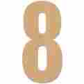 Jbb-834 Mpi Baltic Birch Collegiate Font Letters Numbers 13.5 Number 8 886946148170