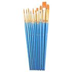 Junning Round Pointed Tip Nylon Hair Brush Set 680727492304