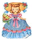 Kid526 Southern Girl Blue Children Decals Waterslide Belle Vintage Shabby