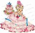 Kid528 Waterslide Children Shabby Girl Decals Marie Antoinette Vintage Kid528 Waterslide Children Shabby Girl Decals Marie Antoinette Vintage