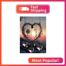 Ykpm145 Kinplub 5d Diamond Painting Kits For Adults Love Heart Dream Catcher Ar