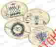 Lab421 Waterslide Decals Vintage Shabby Victorian Grunge Lavender French Labels