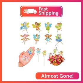 Dgs-fry8 Lingfang 8 Pcs Diamond Painting Kits Decorative Stakes Art For Gar