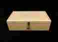 Lock-13 Designcraft Industries Unfinished Wood Box W Hinges 3 4 X 7 1