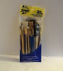 Loew Cornell Simply Art 25 All Purpose Brushes For Most Paints Nip D9 089241219983