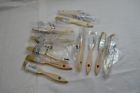 Bb00021 Lot American 12 Great Double Marketing Thick . Paint Brush Chip 1