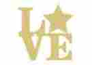 Love-1-jockeysilk Diverse Woodworking Llc Love Style 1 Star Unfinished Mdf Wood Cutout Variety Size Usa Made Decor