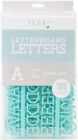 Lp006-3 American Crafts Teal Dcwv Letterboard Letters Characters 611356314859