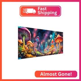 G7592-us Lwzays 5d Large Diamond Painting Kits For Adults - Mushroom Art