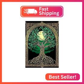 57-11119 Lxmsja Tree Of Life Diamond Art Kits For Adults Moon Diy Full Drill Pai