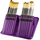 Mas-100-lh-purple Myartscape Paint Brushes Pc Brush Set For Watercolor Acrylic Oil