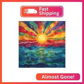 Ch0910wx9440 Maxbye Sunrise Diamonds Painting Kits For Adults Ocean Wave Diamond Art Fo