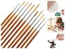 Md-0714 Modolata Miniature Model Paint Brush Pieces Fine Detail 751474649003