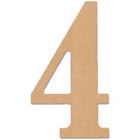 Mdf9-l430 Mpi Mdf Classic Font Wood Letters Numbers 400100654354