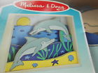 Melissa Doug New Wooden Paint By Numbers Shadow Box Dolphins Nib Ages 4 000772033435