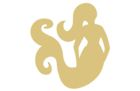 Mermaid-12 Diverse Llc Mermaid Tail Style Cut Out Unfinished Wood Shape