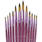 Mfcpaintbrushset12p01 Youshares Art Paint Brush Set For Watercolor Oil 712809125531