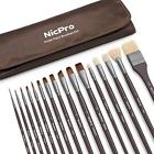 Mg022 Professional Paintbrush Sets Paint Brushes For Acrylic Watercolor 708302994552