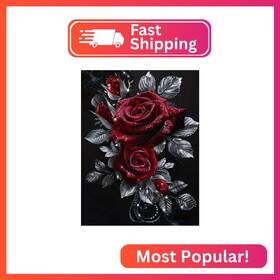 Mom25117 Momdedp Rose Diamond Painting Kits For Adults Flower Art B
