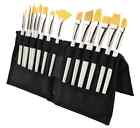 Montebello 15 Piece Art Paint Brush Set Free Organizer Perfect Collection Of Shapes And 820103100267