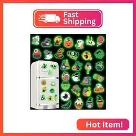 Cot-motipuns-0937 Motipuns 30 Pcs Luminous Halloween Diamond Painting Magnets Kits Glow In The Dar
