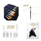 Mozartpbs Mozart Supplies Paintbrush Sets Watercolor Brush Assorted 711841601492