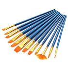 Mpnpaintbrushset12b01 12pcs Art Paint Brush 712809126101