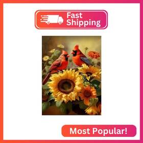 G7090-us Mrnsiet Diamond Painting For Adults Kits 5d Cardinal Art Begin