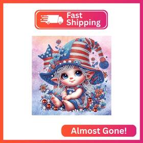 At085 Mvvmtop Diamond Art Painting Kit Diy Dwarf 5d Special Shape Crystal Par