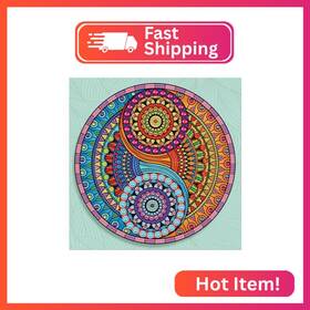 At133 Mvvmtop Diamond Painting Art Kit Diy Mandala 5d Special Shape Crystal P