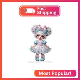 Sa2207 Mvvmtop Diamond Art Painting Tabletop Decoration Diy Cute Doll 5d