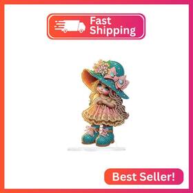 Sa2209 Mvvmtop Diamond Art Painting Tabletop Decoration Diy Dolls With Hat 5d Hom