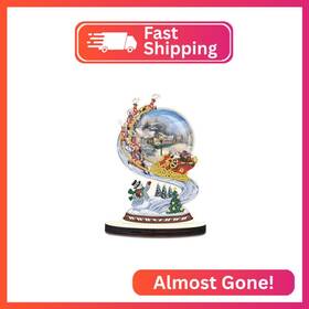 Sdj019 Mvvmtop Christmas Diamond Art Tabletop Decoration Diy Santa Claus And The Sleigh Diamo