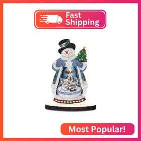 Sdj026 Mvvmtop Christmas Diamond Art Tabletop Decoration Diy Snowman Diamon