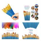 Paintbrushes6pack Miniature Paint Brushes Set Pack By Heartybay Nylon Hair Brush
