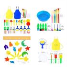 Pl0185 Pllieay Pieces Kids Painting Brushes Sponge Drawing Tools 675663098994